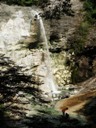大湯滝から流れる温泉