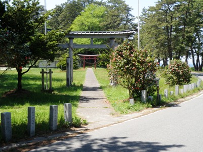 夏泊半島　椿神社