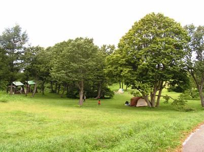 萱の茶屋のキャンプ