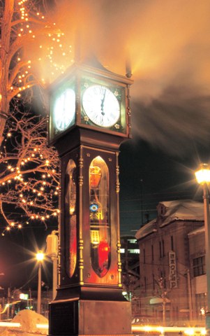 小樽市の蒸気時計