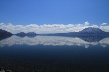 支笏湖の光景