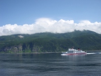 知床半島の観光船
