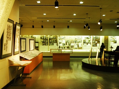石川啄木記念館館内の光景