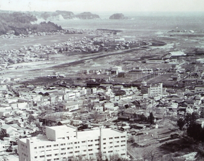 昭和46年の久慈市の光景