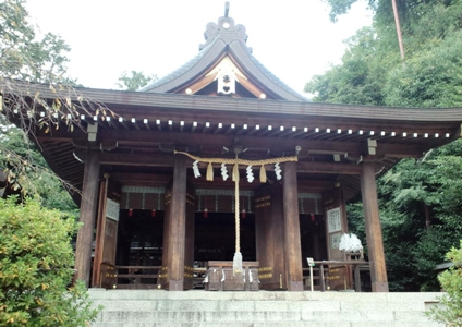 飛鳥坐神社　拝殿