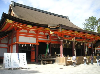 下鴨神社の拝殿
