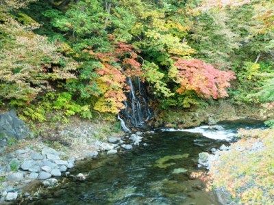 中野川と不動の滝