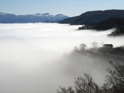 十和田湖の霧