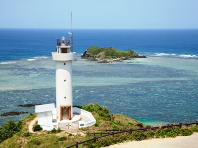 平久保灯台と大地離島