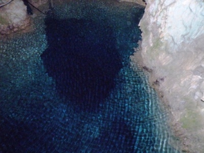 龍泉洞のドラゴンブルー