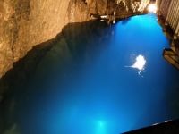 龍泉洞　地底湖