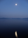 月夜の田沢湖