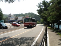 田沢湖のバス