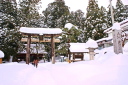 冬の出羽三山神社