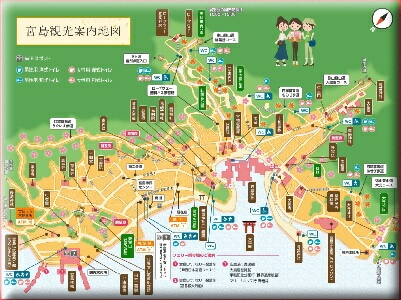 宮島　地図