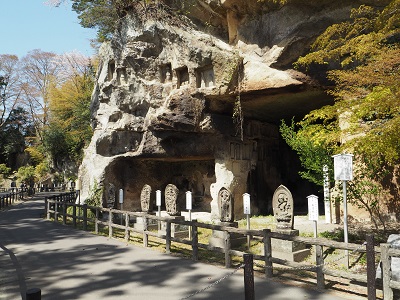 瑞巌寺の法身窟と洞窟群